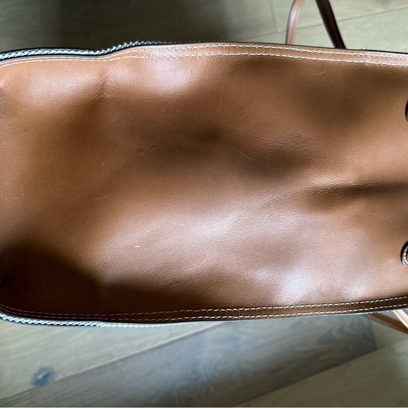 Tory Burch Ella Webbing Pathchwork Tote - Picture 6 of 8